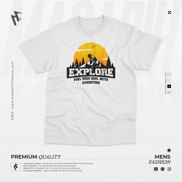 Masabih Mens Premium Designer Edition T Shirt