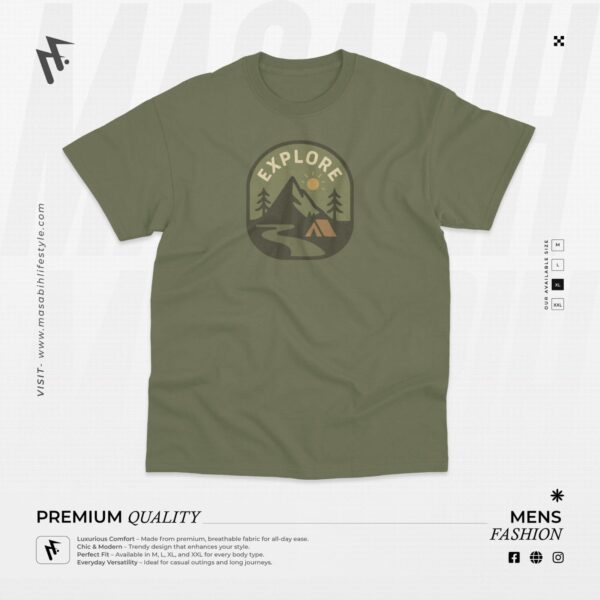 Masabih Mens Premium Designer Edition T Shirt