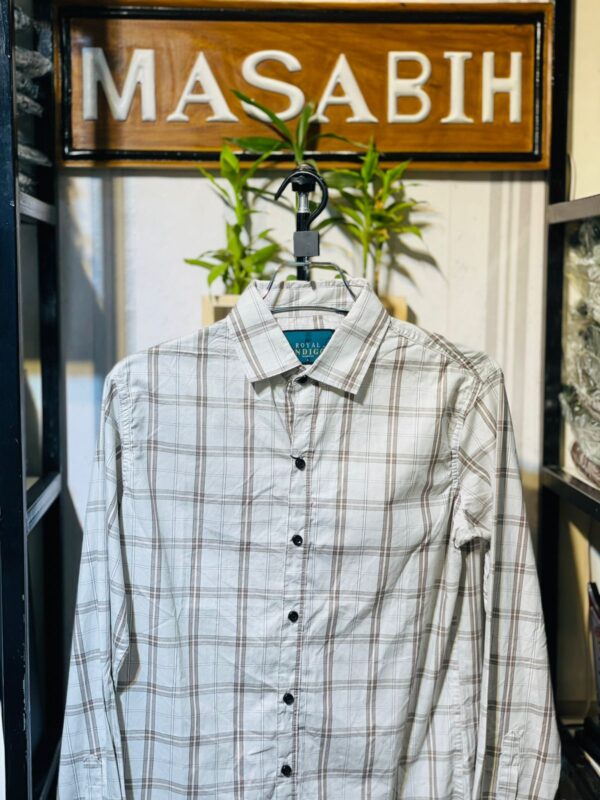 Mens Casual Check Shirt