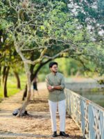 Premium Oxford Cotton Olive Colour Shirt - Image 3