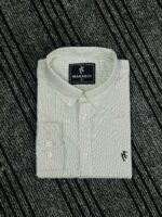 Premium Stripe Poplin Shirt(Billionaire) - Image 4