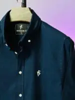 Premium Oxford Cotton Blue Shirt - Image 3