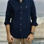 Premium Oxford Cotton Blue Shirt