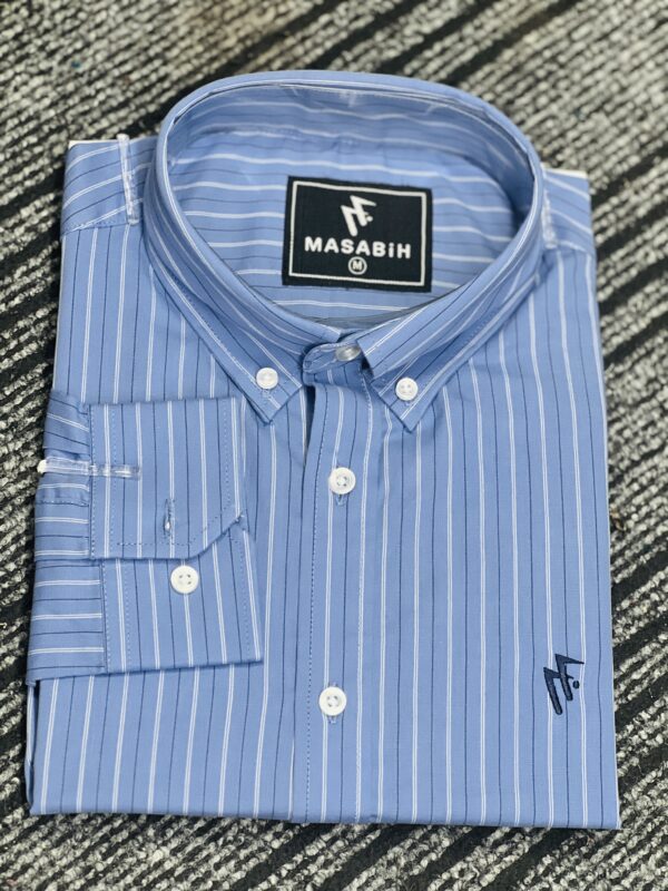 Premium Stripe Poplin Shirt