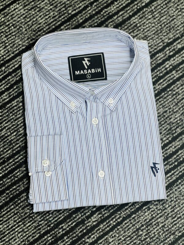 Premium Stripe Poplin Shirt