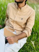 Premium Oxford Cotton Beige Colour Shirt
