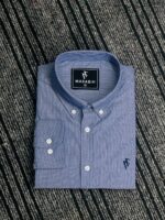 Premium Stripe Poplin Shirt (oldmoney) - Image 4