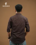 Check Cotton Chocolate - Image 2