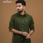 Solid Cotton Dark olive