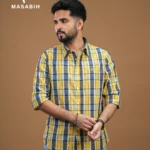 Check Cotton Yellow