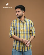 Check Cotton Yellow