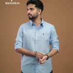 Solid Cotton Cloudy Blue