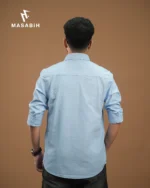 Solid Cotton Cloudy Blue - Image 2