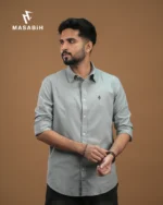 Solid Cotton Silver