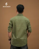Solid Cotton Olive - Image 2
