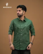 Check Cotton Hazel Green - Image 3