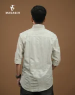 Stripe Cotton Light Grey - Image 2