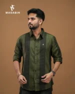 Check Cotton Rifle Green - Image 3