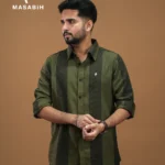 Check Cotton Rifle Green