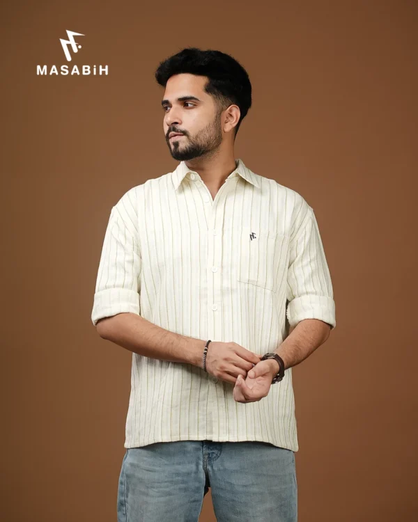Boxy Fit Cotton Vista White