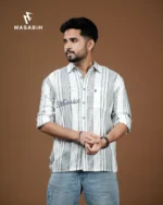 Boxy Fit Cotton Light Grey