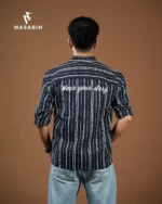 Boxy Fit Cotton Blue and White - Image 2